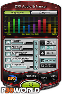 دانلود DFX Audio Enhancer 11.014 - نرم افزار افزایش کیفیت صدا و موسيقی
