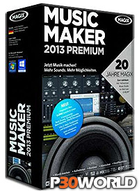 دانلود  MAGIX Music Maker 2013 Premium v19.1.0.36 - نرم افزار آهنگ سازی حرفه ای