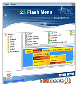 Dreamingsoft 123 Flash Menu v4.2.0.1615 – طراحی منوهای زیبای فلش برای وب سایت ها