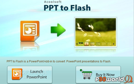 دانلود Acoolsoft PPT to Flash – نرم افزار تبدیل فایل های پاورپوینت به فلش