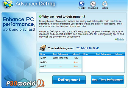 دانلود Advanced Defrag 6.3.0.1 – نرم افزار یکپارچه سازی هارد دیسک