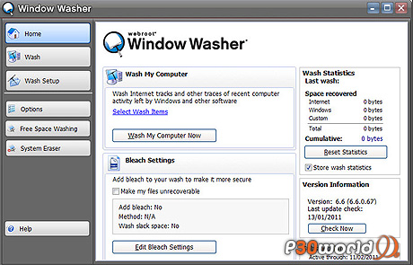 دانلود Webroot Window Washer 6.6.1.18 – نرم افزار پاکسازی رد پاها و حفظ حریم شخصی در ویندوز