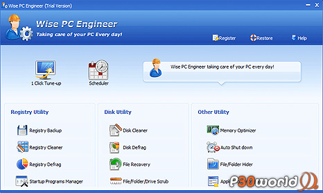 دانلود Wise PC Engineer 6.39 Build 215 – پاکسازی رجیستری و بهینه سازی کامپیوتر