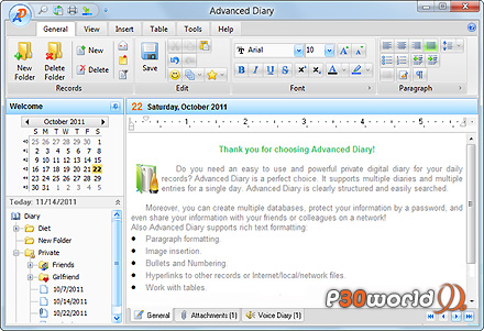 دانلود Advanced Diary 3.5.1 – دفترچه خاطرات دیجیتالی