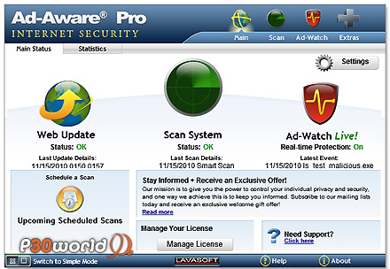 دانلود Ad-Aware Internet Security Pro 10.0.138.2879 Multilingual –  نرم افزار آنتی ویروس ، آنتی اسپایور