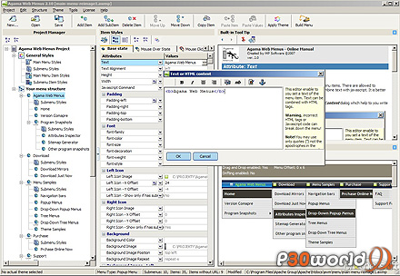دانلود MP Software Agama Web Menus 2.20 – نرم افزار طراحی و ساخت منوهای DHTML