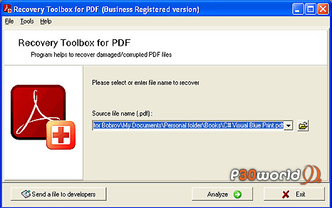 دانلود Recovery Toolbox for PDF v1.2.11.0 – نرم افزار بازیابی اطلاعات از فایل های PDF معیوب