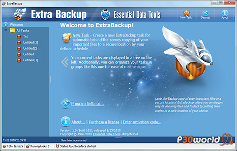 دانلود ExtraBackup v1.7 build 929 – نرم افزار تهیه نسخه پشتیبان بصورت خودکار