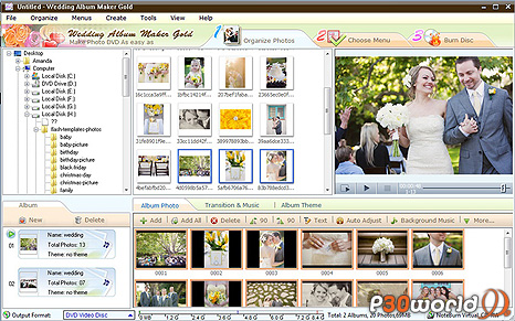 دانلود Wedding Album Maker Gold 3.35 – نرم افزار ساخت دی وی دی از عکسهای عروسی