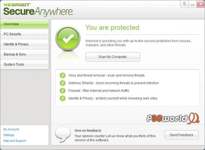 دانلود Webroot SecureAnywhere 8.0.1.20 نرم افزار امنیتی جهت مقابله با بد افزار ها ، ابزار های جاسوسی و محافظت سیستم شما در اینترنت