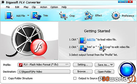 دانلود Bigasoft FLV Converter 3.6.14.4463 – نرم افزار تبدیل فایل های FLV