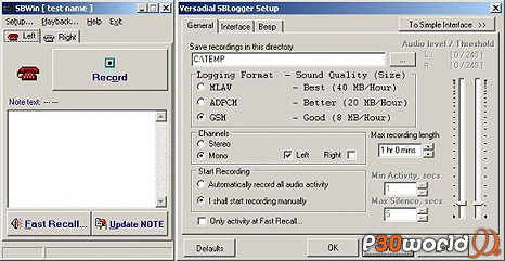 دانلود SB Win Logger 2.0.3.0238 – نرم افزار ضبط تماس ها و مکالمات تلفنی