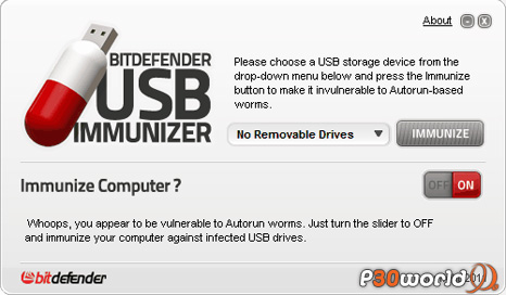 دانلود BitDefender USB Immunizer v2.0.0.8 – نرم افزار محافظت در برابر ویروس های USB