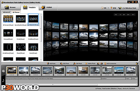 دانلود Wondershare Flash Gallery Factory Deluxe 5.2.1.15 – نرم افزار ساخت اسلایدشو و گالری عکس فلش
