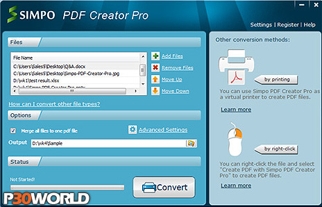 دانلود Simpo PDF Creator Pro 3.2.0.0 – نرم افزار ساخت و تبدیل فایل های PDF