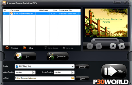 دانلود Leawo PowerPoint to FLV 2.4.0.62 – نرم افزار تبدیل فایل های پاورپوینت به فایل های ویدیویی FLV