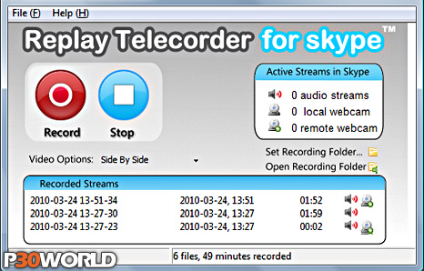 Replay Telecorder for Skype