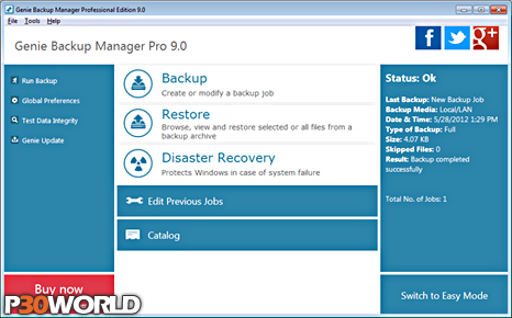 دانلود Genie Backup Manager Pro 9.0.567.891 – نرم افزار پشتیبان گیری و بک آپ