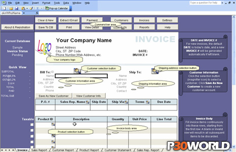 دانلود Excel Invoice Manager – نرم افزار صدور صورت حساب و فاکتور الکترونیکی توسط اکسل