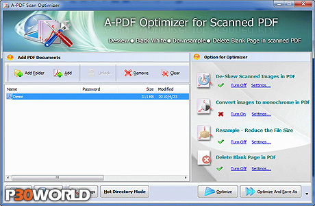 دانلود A-PDF Scan Optimizer 2.9.2 – نرم افزار بهینه سازی فایل های PDF