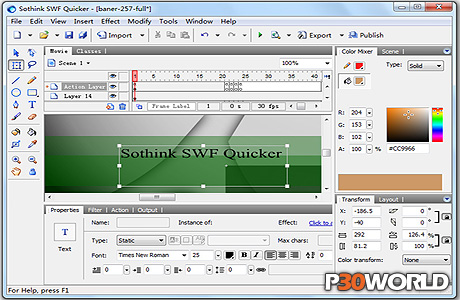 دانلود Sothink SWF Quicker 5.5.40821 – نرم افزار ویرایش فایل های فلش