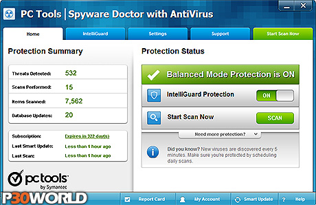 دانلود PC Tools Spyware Doctor with AntiVirus v9.1.0.2898 – نرم افزار مقابله با بدافزار های جاسوسی