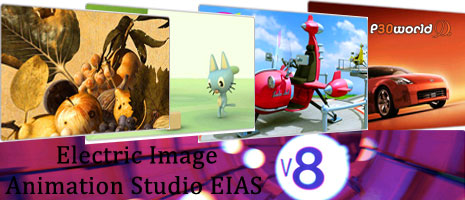 ساخت مدل ها و تصاویر سه بعدی با کیفیت برای استفاده در فیلم های انیمیشن با Electric Image Animation Studio EIAS v8.0