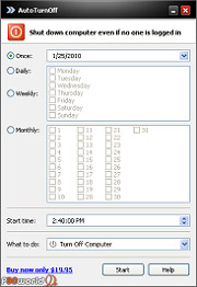 AutoTurnOff v6.19 – تایمری مفید برای خاموش شدن سیستم شما در ساعت معین