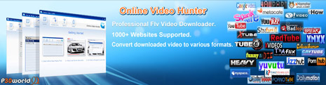 دانلود کلیپ های آنلاین FLV از Toutube, Myspace و .. توسط GSK Studio Online Video Hunter Professional v2.4