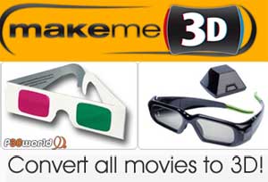 MakeMe3d v1.0.10.922 نرم افزار تبدیل فیلم های دوبعدی به سه بعدی !
