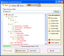 پاکسازی پوشه های خالی موجود بر روی هارد توسط Remove Empty Directories v2.1