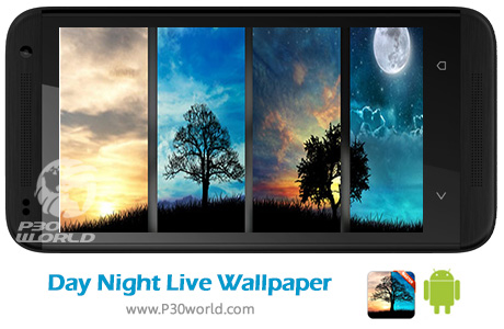 دانلود Day Night Live Wallpaper  - لایو والپیپر روز و شب برای اندروید