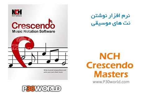 دانلود دانلود نرم افزار نت نویسی موسیقی NCH Crescendo Masters 8.28